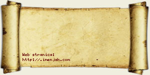 Kristina Nedeljković vizit kartica